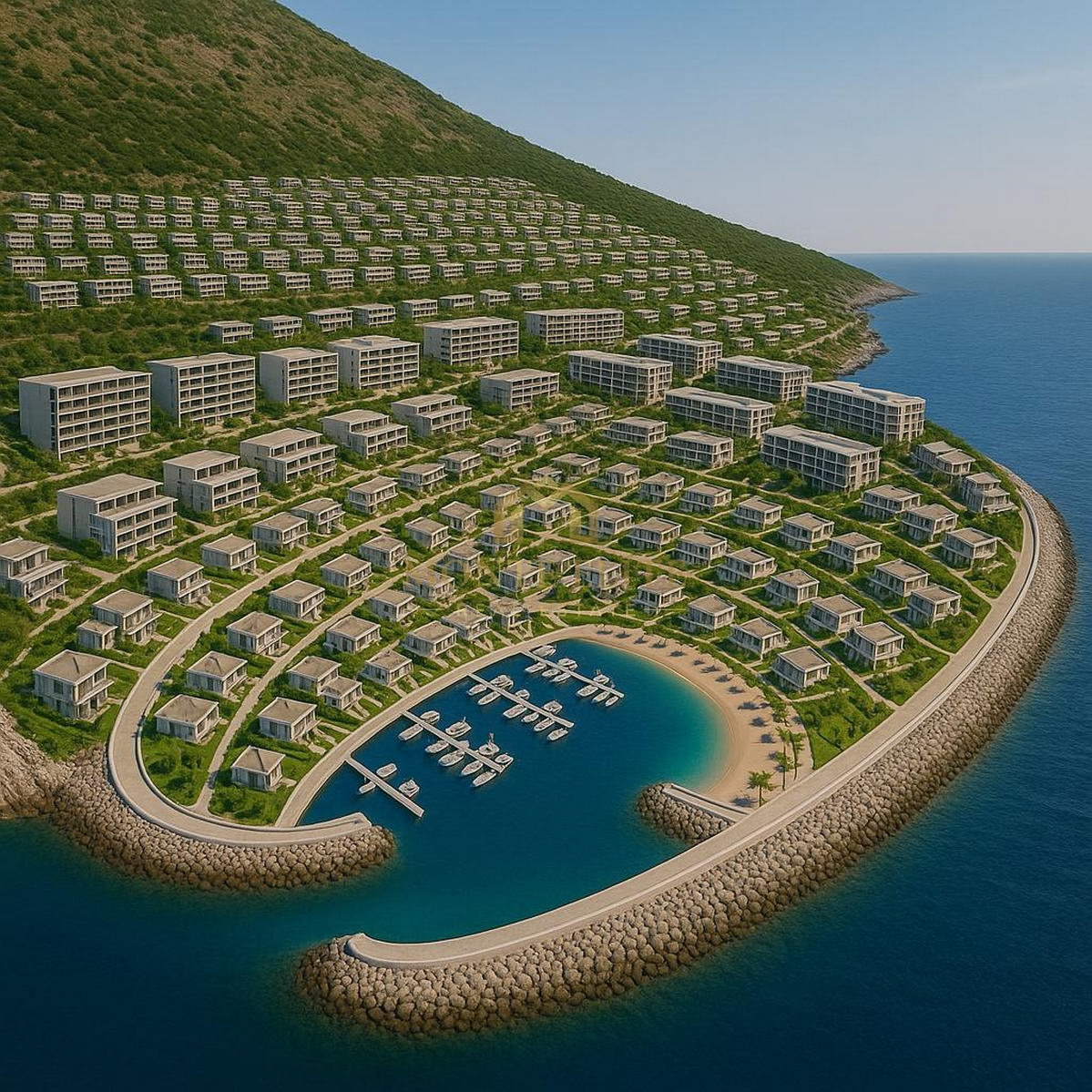 Urbanizovano priobalno zemljište – Dobre Vode, Bar, 210.000 m²